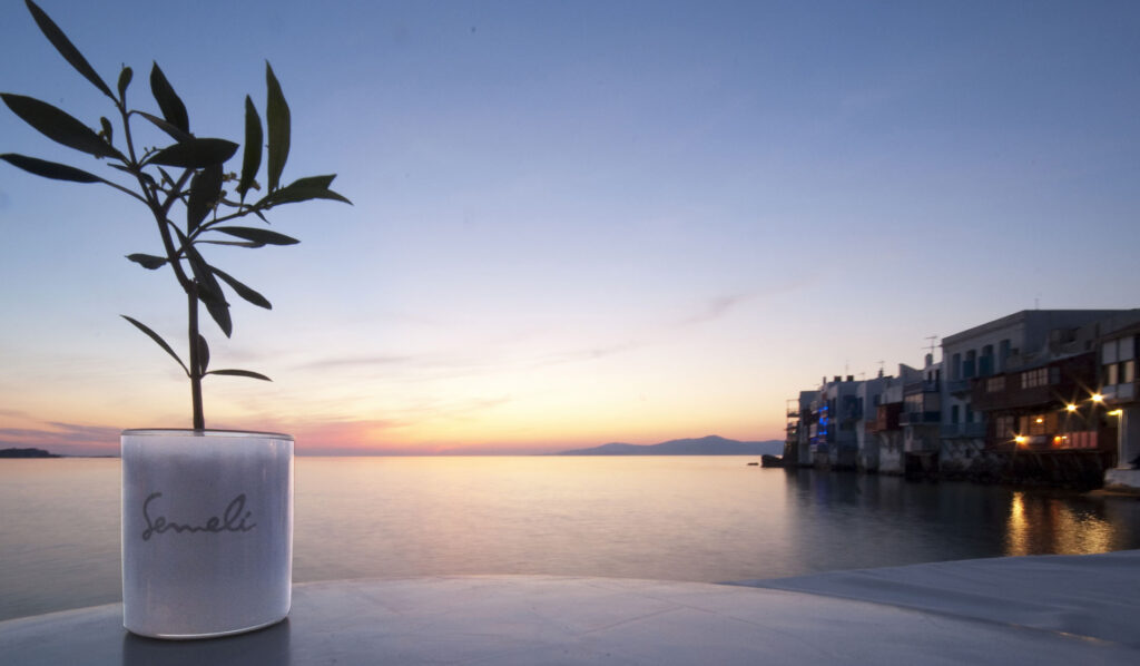 Semeli the Bar Mykonos view